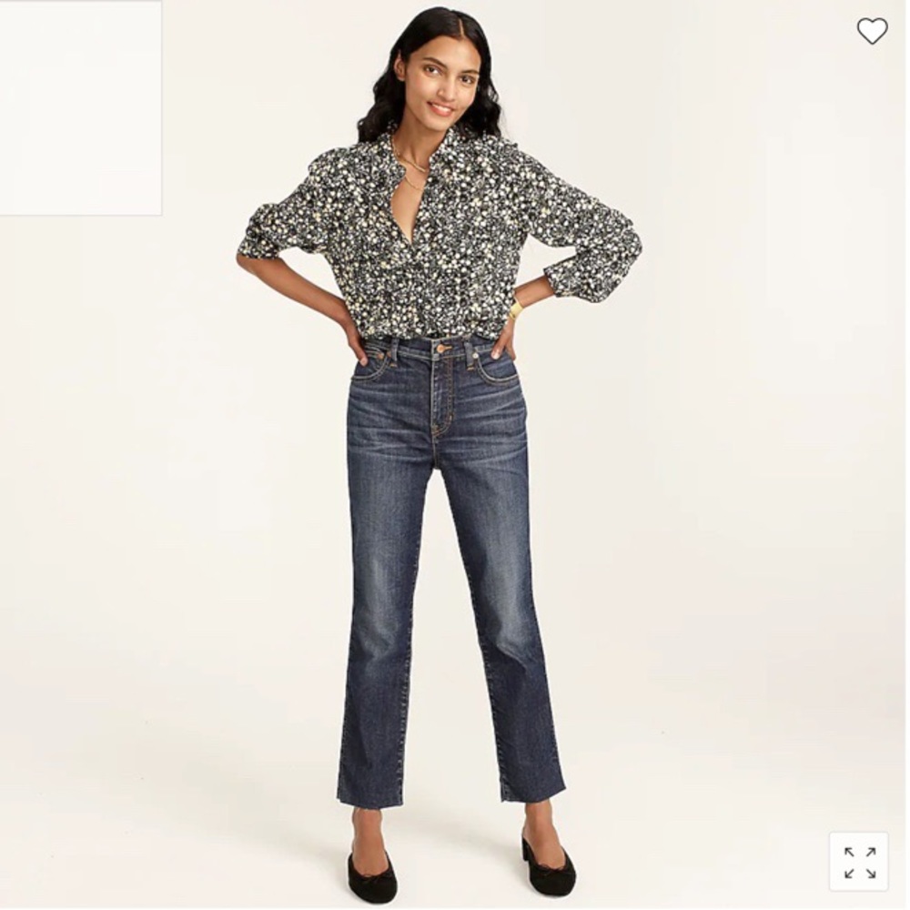 J. Crew 26 Tall 9" vintage slim-straight jean in Rockport